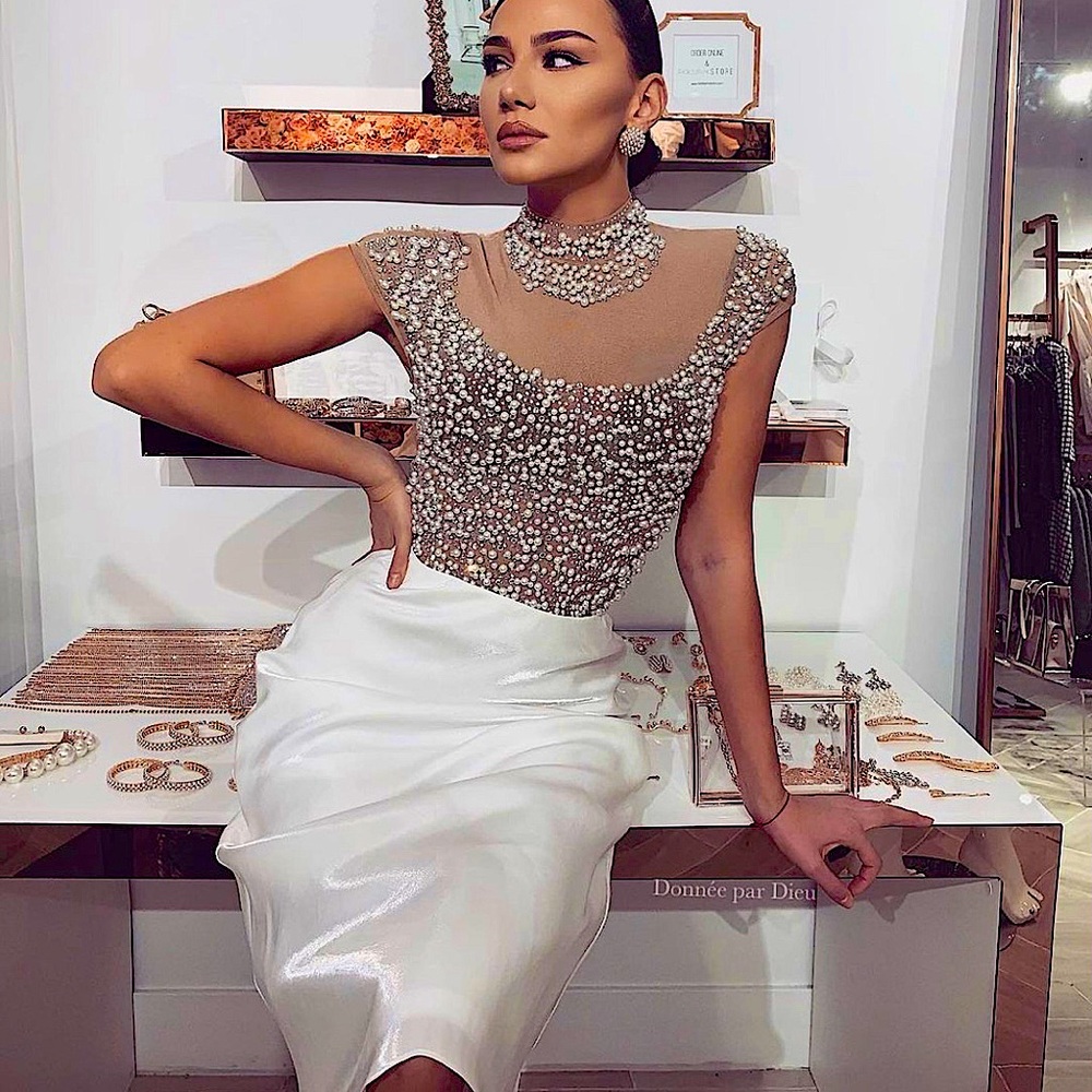 Boutique Beaded Bodysuit only